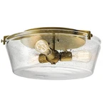 Kichler 45299 Brass Alton 3-LIGHT 19"W Flush Mount Drum Ceiling Fixture. Fixed Price $359.99.