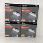 Commercial Electric Led Inch White Retrofit Recessed Trim 1007-960-531 QTY:4. Fixed Price $72.24.