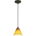 Access Lighting 28004-1C-ORB/AMB Martini Pendant Oil Rubbed Bronze. Fixed Price $95.04.