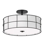 Dainolite 3 Light Matte Black Semi-flush Mount. Fixed Price $253.86.