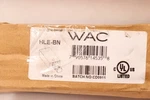 Wac Track Live End Connector Aluminum Brushed Nickel 120V Hle-bn. Fixed Price $9.57.