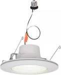 6" White Led Recessed Downlight With Nightlight Trim - Pack Of 4. Fixed Price $137.99.