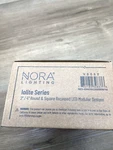 Nora Lighting NIO-4SNDSQ30XWW/10 Iolite 4" Led Square White. Fixed Price $40.49.