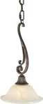 Murray Feiss Seville Mini Pendant Light Peruvian Bronze, Alabaster Glass. Fixed Price $117.99.