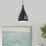 Yansun Black Mid Century Teardrop Led Mini Hanging Pendant Light. Fixed Price $28.99.