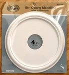 Hampton Bay 16 In. White Smooth Paintable Ceiling Medallion Fixture (405 226). Fixed Price $14.99.