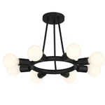 Crystorama Dakota 8 Light Ceiling Mount, Black 9043-BK. Fixed Price $204.99.