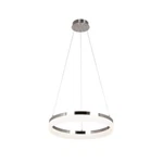 35-WATT Integrated Led Brushed Nickel Pendant With Frosted Acrylic Shade By Alsy. Fixed Price $104.00.