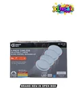 Commercial Electric 6IN.LED,2-LEVEL Lumen,baffle Canless Recessed Adjust Cct 4PK. Fixed Price $39.95.