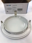 Nicor 19509WH Recessed Shower Trim W/ Albalite Glass Lens 4 Inches White. Fixed Price $8.00.