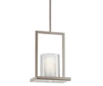 Kichler Triad 42549 Clasic Pewter Hanging Pendant With Downlight & Glass Shade. Fixed Price $69.99.