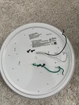 Kichler Lighting 10767WHLED Ceiling Space Flush Mount White. Fixed Price $30.00.