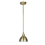 Craftmade Timarron 1-LIGHT 60W Mini Pendant Legacy Brass Steel Shade. Fixed Price $17.99.