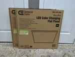 2-PACK Commercial Electric 24"X24"' 48W White Led Flat Panel Flush Mount Light. Fixed Price $149.99.