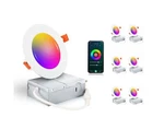 Cloudy Bay 6 Pack 4INCH Smart Wifi Led Recessed Lights,rgbcw Color Changing.... Fixed Price $139.04.