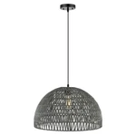 Jonathan 20" Gray Modern Bohemian Woven Rope Led Pendant Light Fixture, Adj.... Fixed Price $81.46.