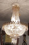 Exquisite Luminaire 10 Bulb Swarovski Crystal Chandelier 31" Tall. Fixed Price $1195.00.