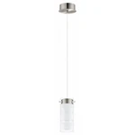 Eglo 201442A Olvero Integrated Led Satin Glass Pendant 95, Nickel. Fixed Price $60.99.