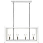 Acclaim Lighting IN20042WH Coyle Pendant White With Polished Nickel Cluster. Fixed Price $520.00.