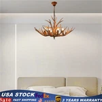 Antler Chandelier 6 Light Deer Horn Hanging Lamp Pendant Ceiling Fixture.. Fixed Price $92.19.