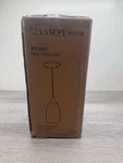 Vaxcel Lighting P0174 Milano Mini Pendant - Satin Nickel *blemish*. Fixed Price $44.99.