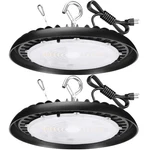 2PACK 150W Led High Bay Fixture For Warehouse, 120V 5000K Daylight, 195.... Fixed Price $83.48.