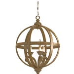 Currey Company Axel Small Orb Chandelier 9133 Chestnut. Fixed Price $919.95.