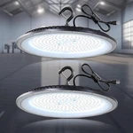150W Led High Bay Lights With Us Plug, 21000LM Shop Light, 5000K Da. Fixed Price $107.33.