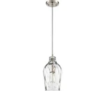 Craftmade P725BNK1 Pendant, 1-LIGHT 60 Watts, Brushed Polished Nickel. Fixed Price $75.15.
