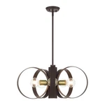 Livex Modesto Light Chandelier, Bronze 46425-07. Fixed Price $489.96.