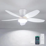 Ceiling Fans With LIGHTS-36 Low Profile 36IN, White. Fixed Price $65.58.
