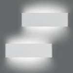 15.7IN White Modern Wall Sconce 2-PACK,16W Indoor Vanity Light Up And Down Led. Fixed Price $56.99.
