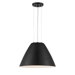 Park Harbor PHPL3301MB 14" Wide Suspension Pendant, Matte Black. Fixed Price $124.99.