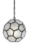 New Cal Lighting Pablo Pendant Black/glass FX-3608-1P. Fixed Price $99.95.