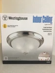Westinghouse 64305 Brushed Nickel Ceiling Light 13.38 X In.. Fixed Price $35.18.