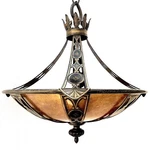 Renaissance Inspired Iron & Mica Avignon Pendant Fine Art Handcrafted Lighting-. Fixed Price $1995.00.