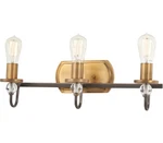Minka Lavery Safra Vanity, 3-LIGHT 180 Total Watts, Harvard Court Bronze. Fixed Price $71.02.