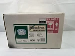 Vtg Madison Ave Light Verde Ceil Flush Mnt 08241 Silver Tone Beveled Glass Nos. Fixed Price $29.99.