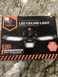 Torelli 3-WING Led Ceiling Light With 6500+ Lumen Output, Garage / Work. Fixed Price $8.50.