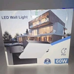 60W Led Wall Pack Lights, Hardwired Outdoor Flood Security Lighting, 2. Fixed Price $59.95.