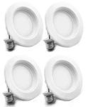 Bioluz Led 4 Retrofit Recessed Light 65W Equivalent (using 10W) 700 Lumen,. Fixed Price $25.99.