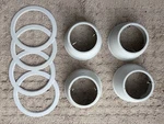 Sunco 4 6 " Ceiling Can Light Trim, Step Baffle With Detachable Ring, White. Fixed Price $10.99.