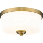 Z-lite Light Flush Mount 220F2-HBR, Brass. Fixed Price $209.59.