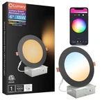 Lumary Smart Recessed Lighting 6 Inch, Color Changing Led Lights With J. Fixed Price $65.57.