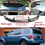 W/ Light Universal Fit For Chrysler Aspen Rear Roof Lip Spoiler Wing 51'' Black. Fixed Price $80.50.