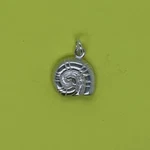 Shube Dakota West Sterling Silver Nautilus Sea Shell Charm Or Pendant 1.60G. Fixed Price $14.99.