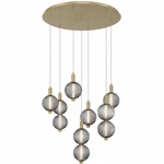 Palmas 90W 7 Led CHANDELIER-16 Inches Tall 29.5 Wide-gold Finish. Fixed Price $2905.00.