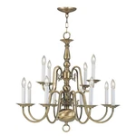 Livex Lighting 5012-01 Williamsburgh Chandelier Antique Brass. Fixed Price $535.96.