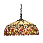 Sunny Tiffany-style 2 Light Floral Ceiling Pendant Fixture 18" Shade. Fixed Price $210.66.