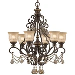 Crystorama 7516-BU-GT-MWP Norwalk Chandelier Bronze Umber. Fixed Price $991.02.